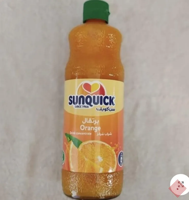 شربت سان کوییک پرتقال | Sunquick Orange | شربت طبیعی میوه | محصول عربستان