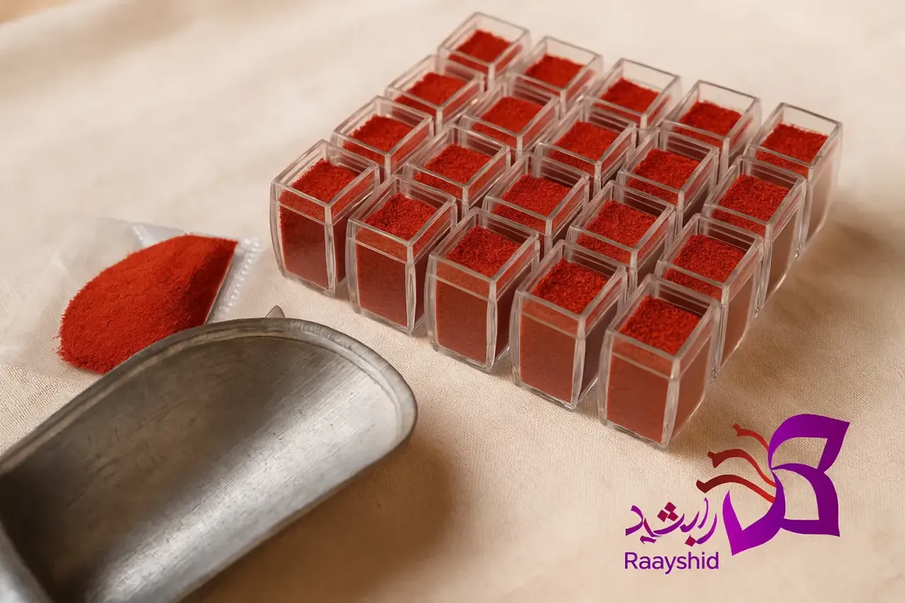 پودر زعفران خالص رایشید | اقتصادی، معطر و همه‌کاره — ۱ کیلوگرم، تصویر ۱
