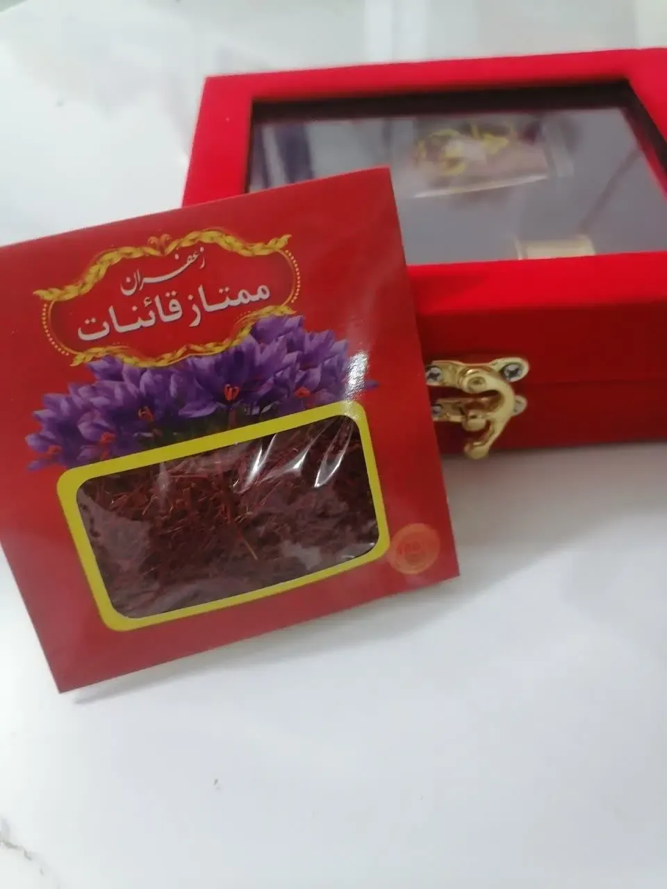 زعفران سرگل اعلا ممتاز قائنات — نیم مثقال (۲.۳ گرم)، تصویر ۲