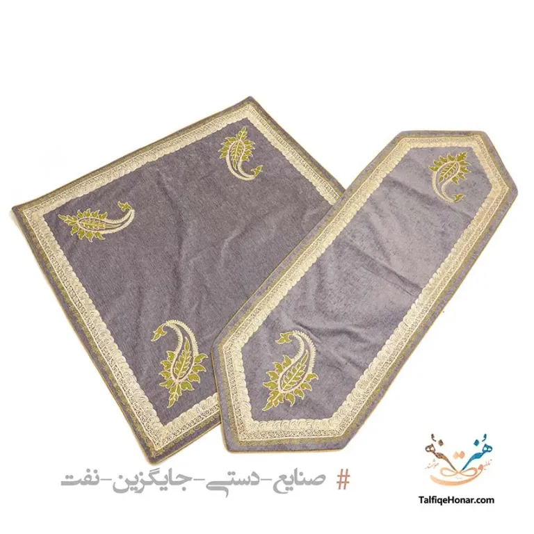 رومیزی گلابتون دوزی