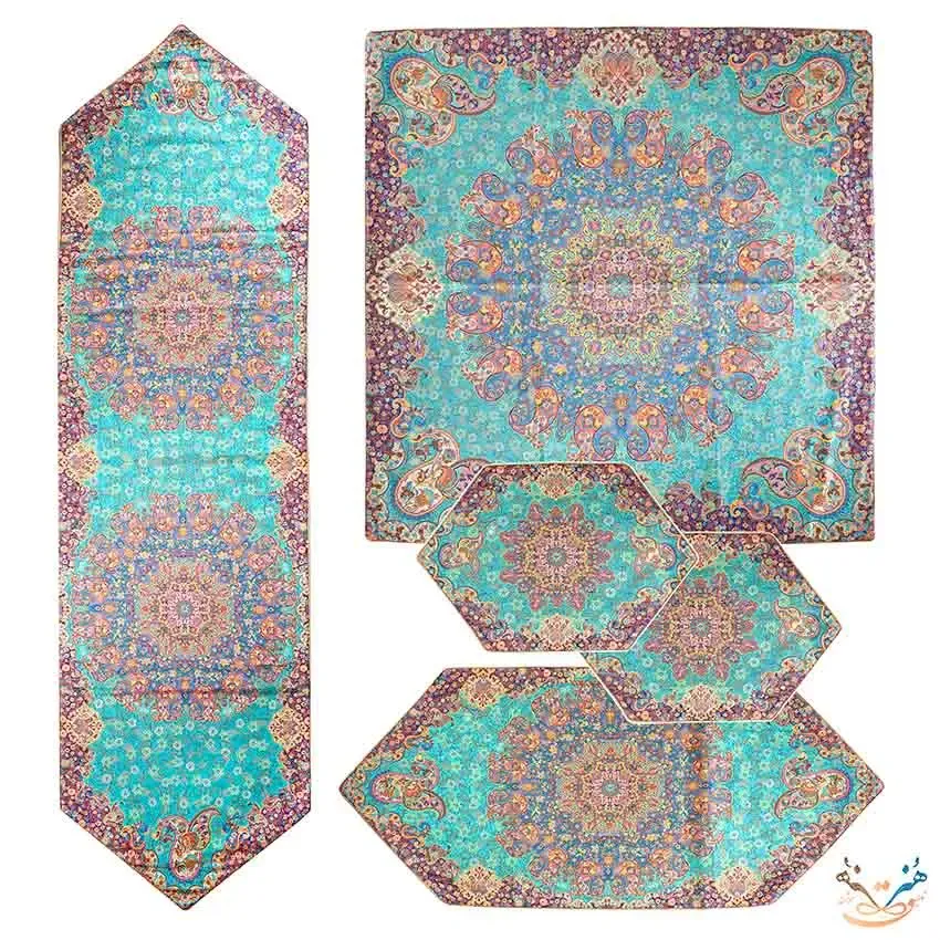رومیزی ترمه طرح آسمان، تصویر ۴