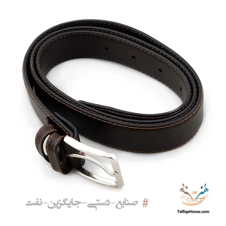 مجموعه کیف کتی، جاکارتی و کمربند؛ چرم گاوی؛ رنگ قهوه ای