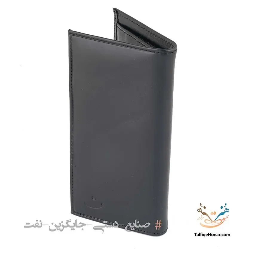 مجموعه کیف کتی، جاکارتی و کمربند؛ چرم گاوی؛ رنگ مشکی، تصویر ۳