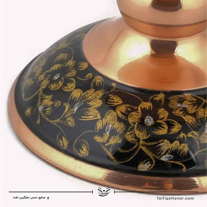 آجیل خوری مس تشعیر کاری سایز 13، تصویر ۵