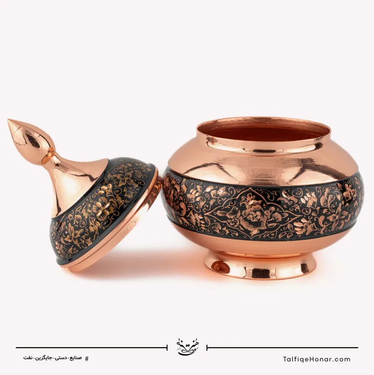 قندان مس الماس تراش طرح ویژه سایز 20