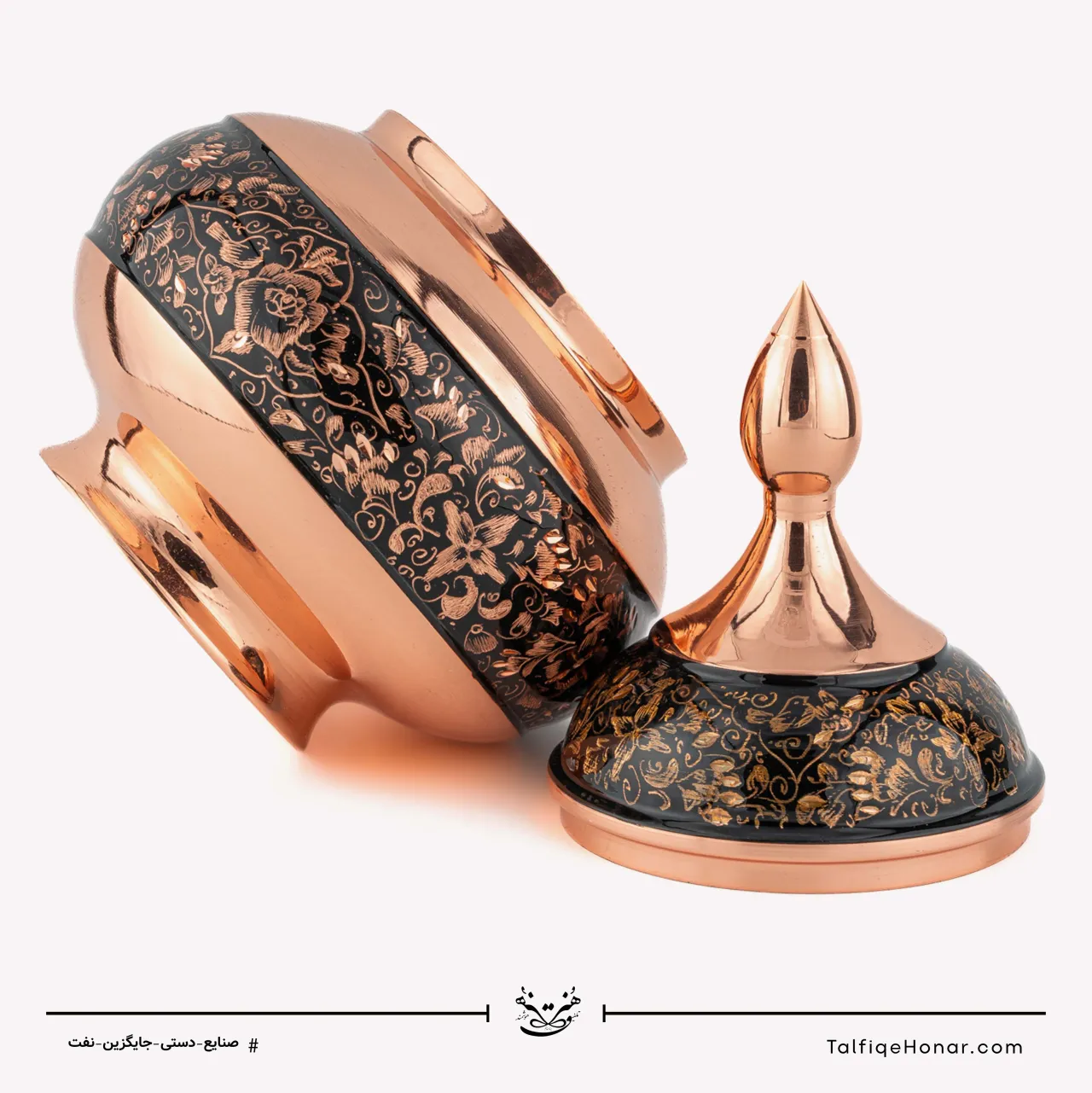 قندان مس الماس تراش طرح ویژه سایز 20، تصویر ۶