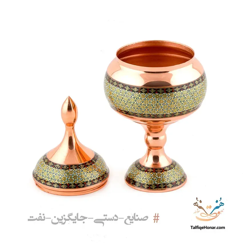 شکلات خوری مس خاتم سایز20، تصویر ۷