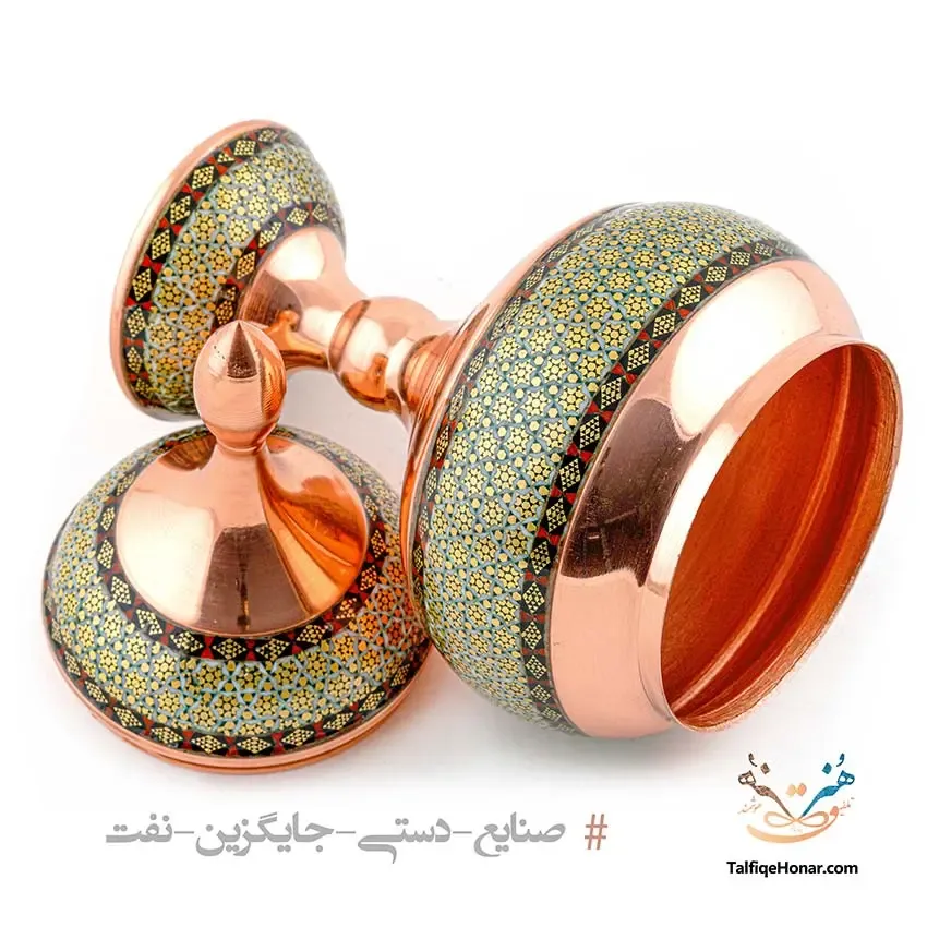 شکلات خوری مس خاتم سایز20، تصویر ۸