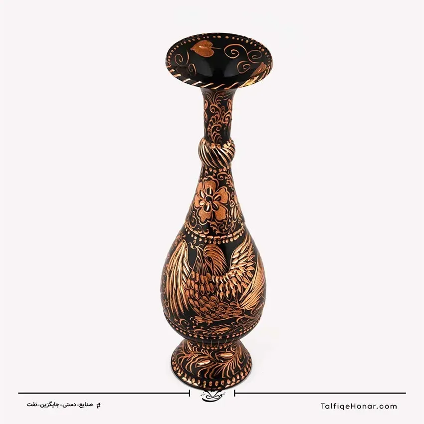 گلدان مس تمام الماس تراش سایز 30، تصویر ۶