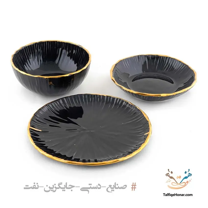 سرویس 3 پارچه سرامیکی طرح الوان، تصویر ۱