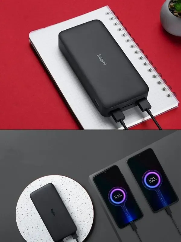 پاوربانک شیائومی 20000mAh مدل PB2022ZM با شارژ سریع 22.5W (سه خروجی)، تصویر ۳
