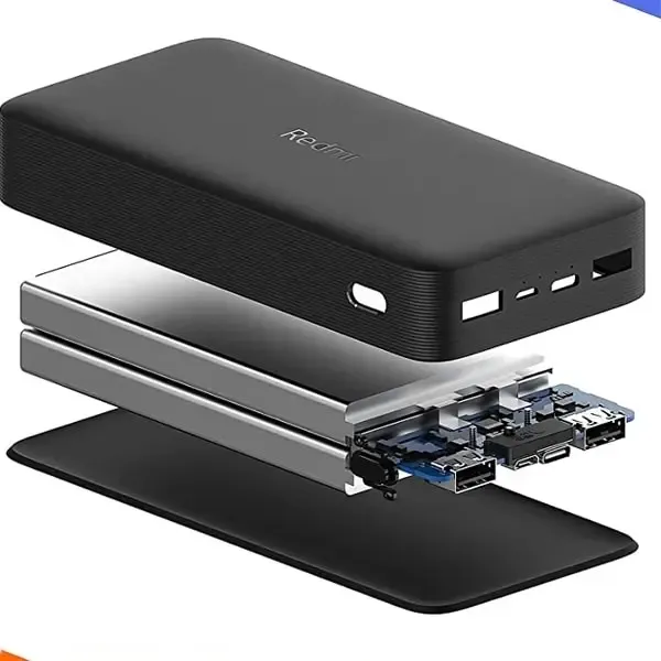 پاوربانک شیائومی 20000mAh مدل PB2022ZM با شارژ سریع 22.5W (سه خروجی)، تصویر ۶