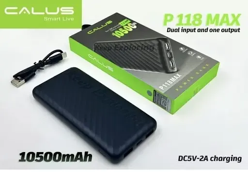 پاوربانک CALUS مدل P118 MAX ظرفیت 10500mAh