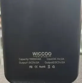 پاوربانک WICCOO مدل LP-10 ظرفیت 10000mAh با نمایشگر درصد شارژ، تصویر ۳