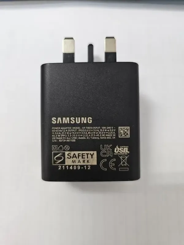 آداپتور شارژر سامسونگ USB-C PD 3.0 (PPS) | انتخاب وات 15/25/35/45 — 45، تصویر ۳